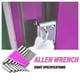 thumbnail image 5 of Juego de herramientas SOLUDE, kit para el hogar rosa de 102 piezas con funda, 5 of 7