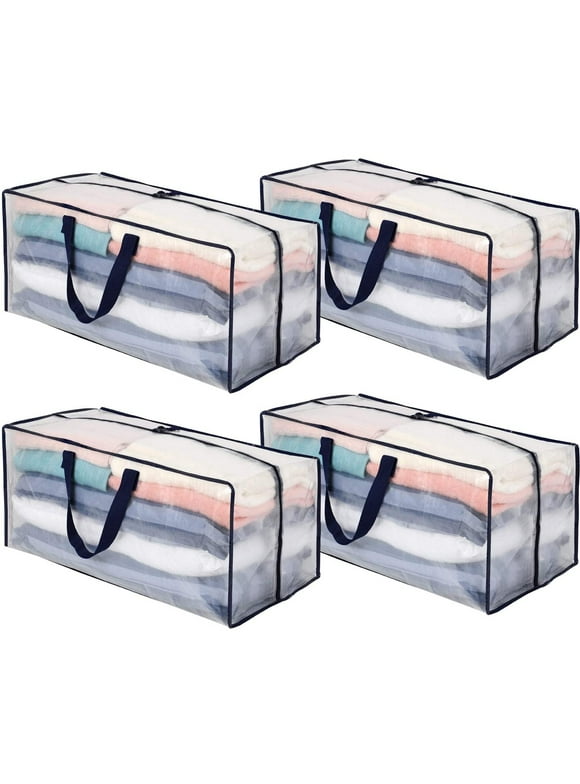 Clear Totes in Clear Bags