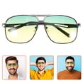 thumbnail image 1 of unbranded 1Set Polarized Sunglasses For Night Driving And Outdoor Activities Pc Zinc Alloy Uv Protection, 1 of 7