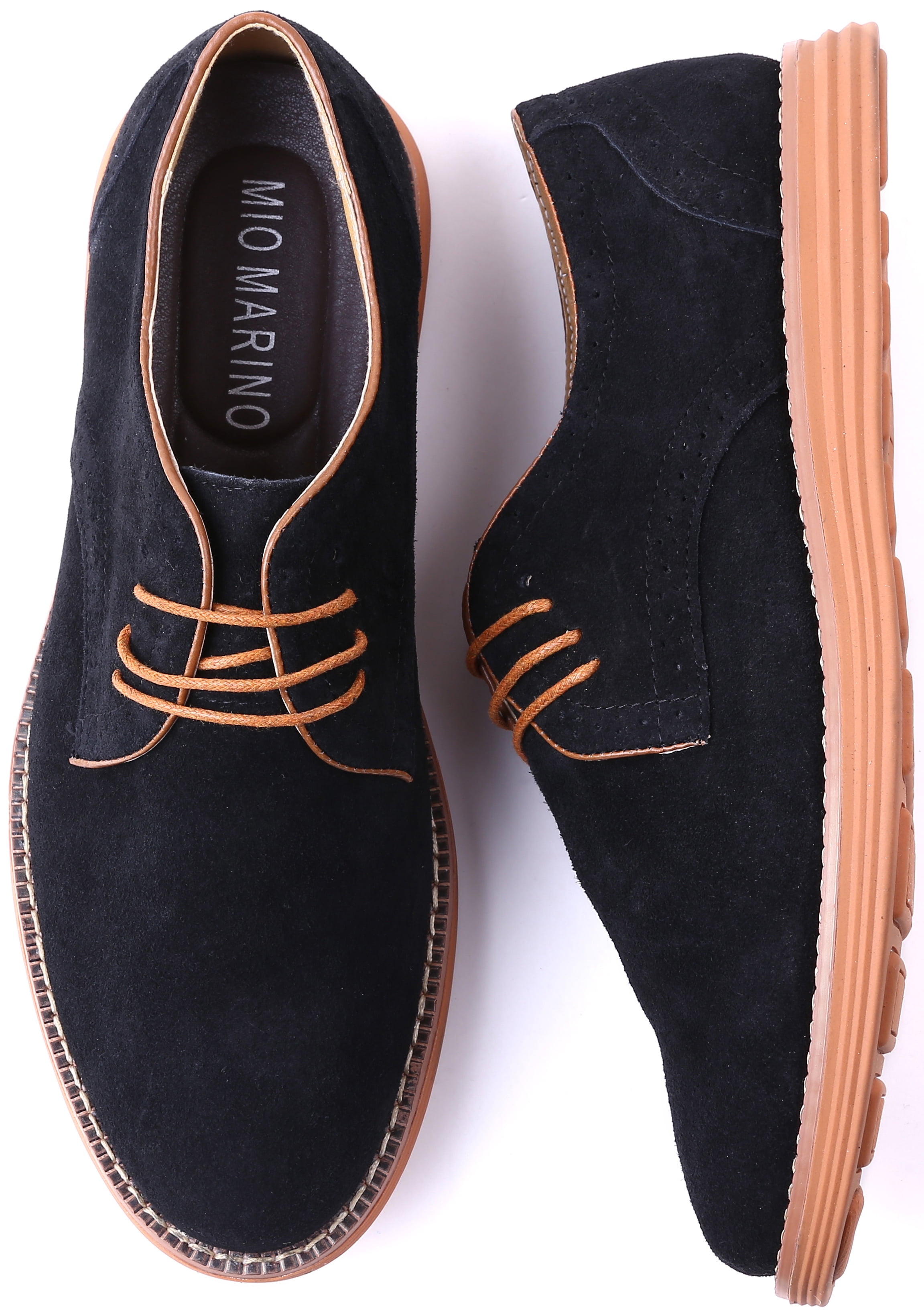 Mio Marino Men\'s Classic Suede Derby Oxford Shoes with Shoe Bag. Mio Marino Suede Derby Dress Shoes - Stylish & Comfortable  main image 2