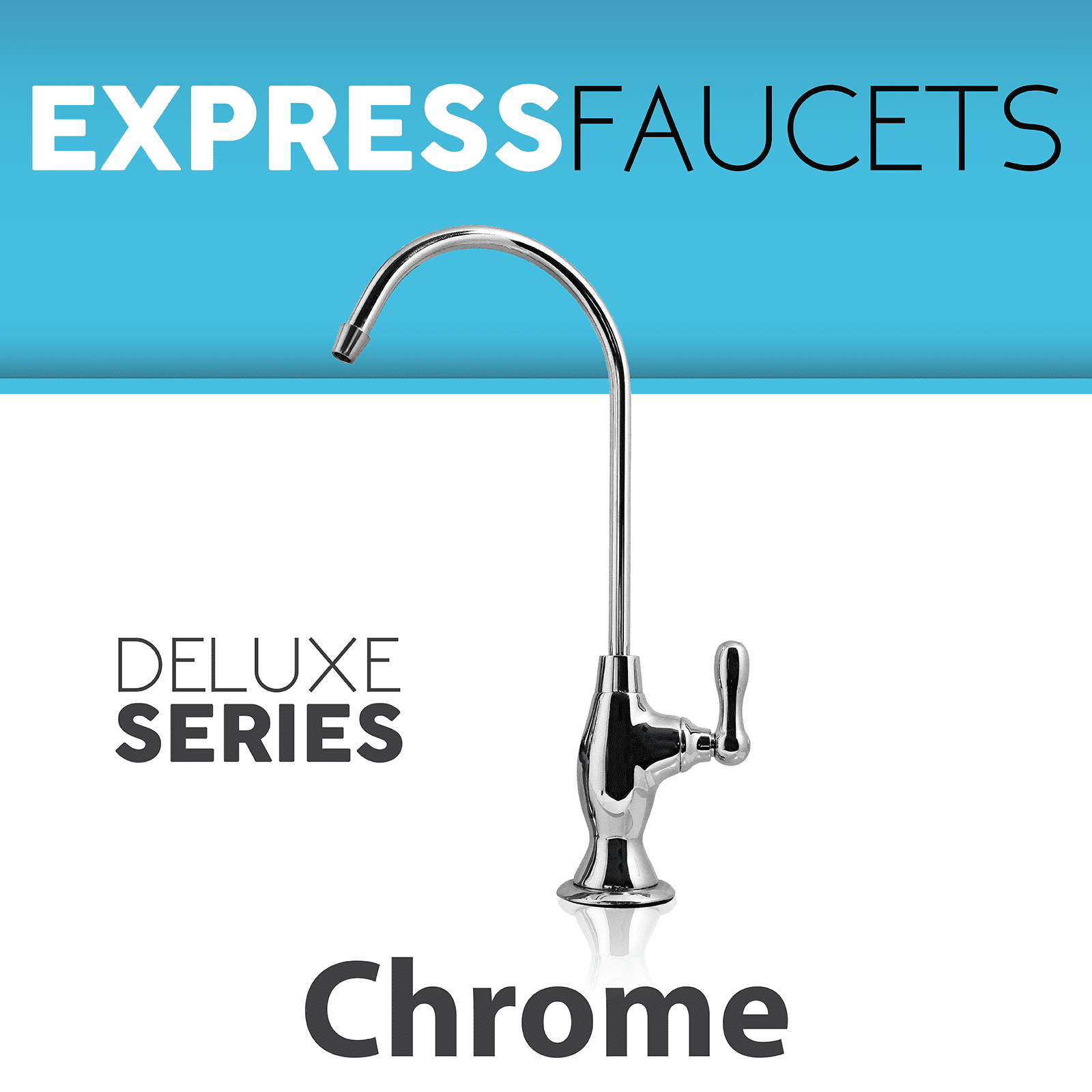 Express Water Deluxe Water Filter Faucet Chrome CokeShaped Faucet