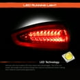 thumbnail image 3 of AKKON - Fits 2013 2014 2015 2016 Ford Fusion S | SE Sedan Models LED Red Tail Lamp Brake Light Outer Pair Driver + Passenger, 3 of 6