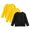 Yellow, variant on Staki Boys Long Sleeve Shirts Crewneck Cotton Kids T-Shirts Solid Color Basic Tee Tops 1-12Y,8-10 Years