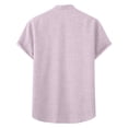 thumbnail image 4 of Leey-World T-Shirts for Men Mens Bamboo Viscose T Shirt Ultra Soft Plain Tshirts for Men Cooling Crew Neck Casual Basic Tee Shirt Undershirt(Pink,2XL), 4 of 4