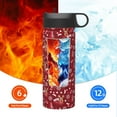 thumbnail image 6 of Haiem Festive Reindeer Printed 18oz Sports Insulated Kettle With Straw Sports Insulated Kettle For Running Hiking Cycling Climbing Mans Womans Insulated Water Bottle, 6 of 8