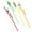 multicolor, variant on 4pcs Fun Shaped PVC Drinking Straws Reusable Colorful Bendy Straws for Smoothies Cocktails Parties Home Bar Eco Friendly 26cm Long 6mm Wide