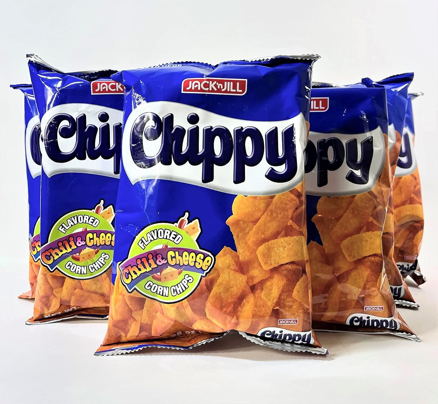 Jack Jill Chippy Chili & Chesse Flavored Cor Chips Blue 110 g 6