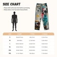 thumbnail image 3 of Balery Colorful Graffiti Cow Pantalones de pijama para mujer, pijamas ultraligeros, pantalones de estar por casa-3X-Large, 3 of 6