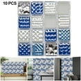 thumbnail image 3 of 10 piezas autoadhesivas para salpicaduras de , decorativas extraíbles para ladrillos, 3D con exterior exterior exterior de mármol para y 15x15cm Macarena Pegatina de pared, 3 of 8