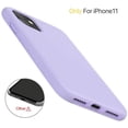 thumbnail image 5 of Liquid Silicone Case Compatible with iPhone 11 6.1 inch(2019), Gel Rubber Full Body Protection Shockproof Cover Case Drop Protection Case (Light Purple), 5 of 5