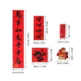 thumbnail image 6 of Luxshiny 32-Piece Red Chinese New Year Couplets Set with Fu Banner, Happiness Symbols, and Horse Year Decorations, 6 of 6