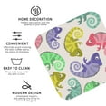 thumbnail image 4 of Bingfone Vintage Cute Chameleons Leather Drinks Coasters With Set Of 6,Suitable For Home Kitchen,Coffee Cup Coasters Home Gift, 4 of 9