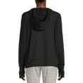 thumbnail image 2 of Athletic Works Women's Super Soft Lightweight Zip Up Hoodie Jacket, 2 of 5