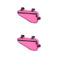thumbnail image 3 of fastboy Mountain Bicycles Front Tube Frame Storage Bag Road Bikes Anti-scratched Triangular Pouch Keys Cellphone Saddle Holder Pink 2Set, 3 of 6