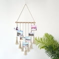 thumbnail image 2 of Woven Tapestry Tassel Photo Clip Nordic Home Decor Wall Hanging Handmade Tapestry, 2 of 5