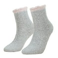thumbnail image 2 of Deago 3 Pairs Womens Fuzzy Socks Slipper Coral Fleece Fluffy Cabin Plush Warm Winter Sleep Home Soft Cozy Socks (Khaki), 2 of 9