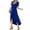 Sapphire, variant on Clearance! SDJMa Women's Summer Maxi Dress 2022 Casual Boho Floral Wrap V Neck Short Sleeve Ruffle Split Flowy Long Beach Dresses