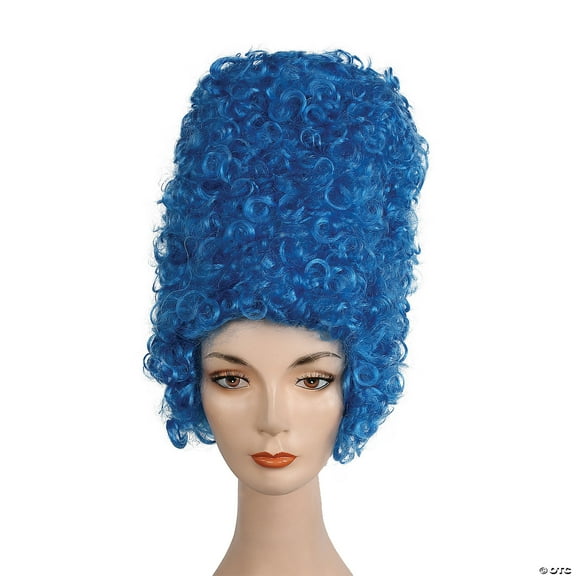 Adults Blue Beehive Wig