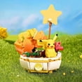 thumbnail image 3 of Bloques de construcción de Pokémon para niños, juguete de Pikachu, Charmander, Squirtle, modelo de juguete para decoración del hogar, planta en maceta, flor, ladrillo, niña, regalo, nuevo, 3 of 5