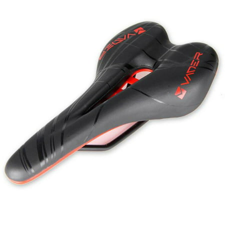 Letton Mountain Bike Saddle Seat Breathable Hollow Design Soft Gel Cushion Lightweight Road Bicycle Saddle for Men/Women