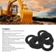 thumbnail image 3 of Kit de Cuña de Cubo de Cubo Excavador, Kit de Cuado de Cubo de 40 mm Resistente Resistente A Fricciónis Resistente Para WB93 WB97 WB140, 3 of 7