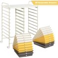 thumbnail image 6 of XPOPR  20-Drawer Rolling Storage Cart, Multifunctional Art Craft Organizer Cart, Mobile Utility Storage Cart with Removable Drawers & Lockable Wheels, Craft Cart for Home Office School, Yellow, 6 of 10