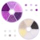 thumbnail image 1 of 7800 cuentas de vidrio pequeñas de 2 mm para hacer joyas, pulseras y pendientes., 1 of 6