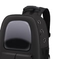 thumbnail image 6 of Cat Carrier Backpack Large Portable Airline Approved Ventilated for Cat & Small Black, 6 of 7