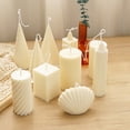 thumbnail image 2 of Molde de plástico para velas, forma cilíndrica, geométrica, cuadrada, con forma de varilla, de cera, para candelabro, molde para velas, bricolaje, con giro, 2 of 4