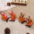 thumbnail image 4 of Diadema de Navidad para fiesta de vacaciones, Cosplay, tocado de Navidad, Clips laterales de moda, accesorios de joyería para de niños y Kits de decoración para fiestas Pinza de pelo de color caqui Billuyoard HA070568-04, 4 of 6