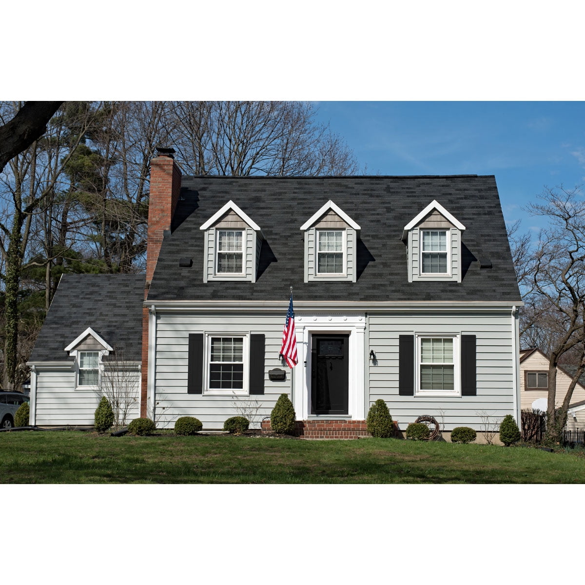 Ekena Millwork 16 1/8"W x 51"H True Fit PVC Three Board Joined Board-n-Batten Shutters, Black (Per Pair - Hardware Not Included)