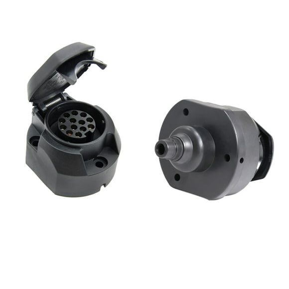 Pin Trailer Female Socket and Dust Connector Tow Bar Towing Socket