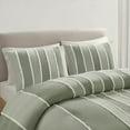 thumbnail image 3 of Full/Queen 3 Piece Striped Cotton Duvet Cover Set, 3 of 4