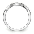 thumbnail image 2 of Solid 14k White Gold Engagement Lab Grown Diamond Wedding Band Ring Size 9 (.23 cttw.), 2 of 8
