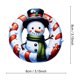 thumbnail image 1 of Adornos navideños colgantes de acrílico 2D con forma de muñeco de nieve y letras, para festivales navideños, para árbol de Navidad, para jardín y Halloween., 1 of 1