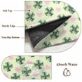 thumbnail image 6 of St. Patrick's Day Entryway Rug 2'x3'&nbsp; Non Slip Front Door Mats, Lucky Green Clovers Pink Love Heart Entrance Rugs Indoor Outdoor Carpet, Washable Floor Mats Small Area Rug for Bedroom Kitchen, 6 of 8