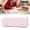 C, variant on Faux Leather Pencil Case Portable Artist Case with Button Lightweight (White,Faux Leather)