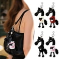 thumbnail image 4 of 2026 Horse Keychain, Horse Guardians, Plush Keyring with Clip for Purse, Luggage, Bag, Fashion Accessory, Soft Pendant Charm, Gift Idea, 4 of 4