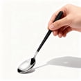 thumbnail image 5 of Stainless Steel Spoon, 7.87 Inch Stirring and Serving Utensil, Ideal for Daily Cooking and Baking, 5 of 8