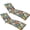 Floral, variant on Eurhowing Outdoor Chaise Lounge Cushion Cover 76"×23"×3", Waterproof Patio Furniture Cushions Cover, Chair Pads Slipcover, 2 Pack (Cushion Not Included)