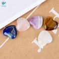 thumbnail image 6 of Deago 10pcs Natural Healing Crystal Quartz Heart Love Worry Stones Set Bulk Polished Pocket Palm Thumb Gemstones Chakra Reiki Balancing (Pink, 0.8in), 6 of 8