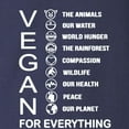 thumbnail image 3 of CafePress - VEGAN FOR EVERYTHING Long Sleeve T Shirt - Long Sleeve Dark T-Shirt, 3 of 4