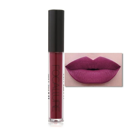 Lip Gloss Made Yosoo FOCALLURE 15 Types Matte Long Lasting Waterproof Moisturizing Lip Gloss Makeup Cosmetic, Lip Balm, Matte Lip Makeup ()