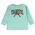 thumbnail image 4 of Varsity Thankful Coquette - Toddler Long Sleeve Graphic Tee and Youth Long Sleeve Graphic T-Shirt, 4 of 16