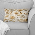thumbnail image 4 of Designart "Luxe Marble Elegance in White and Gold" Marble Printed Throw Pillow, 4 of 5