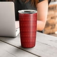 thumbnail image 4 of Christmas 20oz Stainless Steel Mobile Tumbler – Vacuum Insulated Coffee Mug with Lid, Spill-Proof Travel Cup for Hot & Cold Drinks, 4 of 7