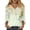 Yellow, variant on Iaqnaocc Shirts for Women 3/4 Length Sleeve Womens Tops Dressy Casual Crewneck T-Shirts Vintage Floral Print Tunic Tops Business Work Fall Summer Clothes Yellow 2XL