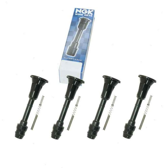 4 pc NGK Ignition Coil Boots compatible with Nissan Altima 2.5L L4 2002-2006
