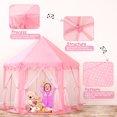 thumbnail image 3 of Hommoo Canddidliike Clearance Tents for Kid, Portable Kids Children Play Tent, Outdoor Indoor Princess Castle Play Tent,Pink, 3 of 11