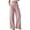 A05-Wine, variant on Zysthvn High Waisted Women Pants Casual Business Fall Wide Leg Striped Pants for Women Elastic Waisted Palazzo Flowy with Pockets Trousers